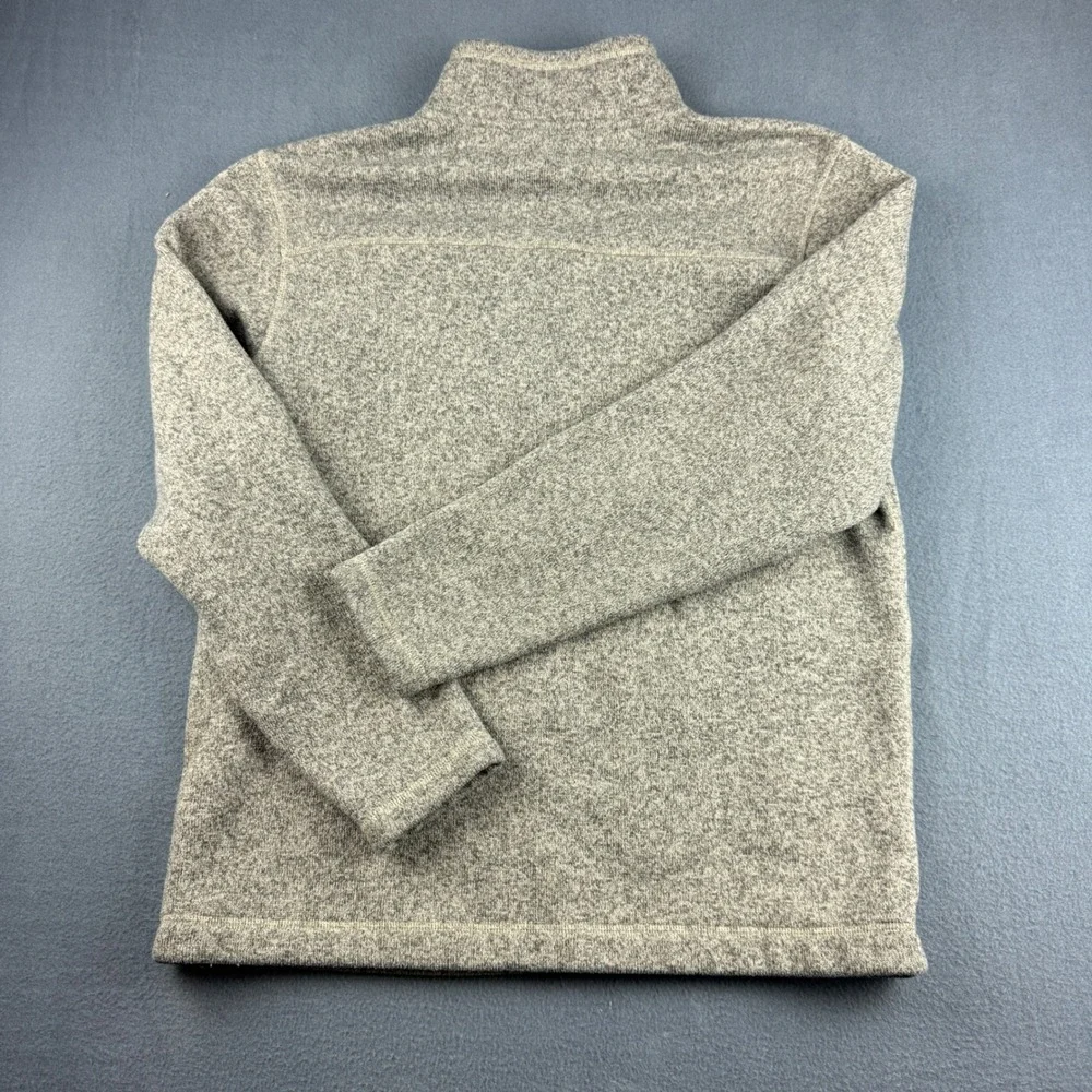 The North Face Gordon Lyons 1/4 Zip Pullover Men's L Grey Sweater Fleece CUA8